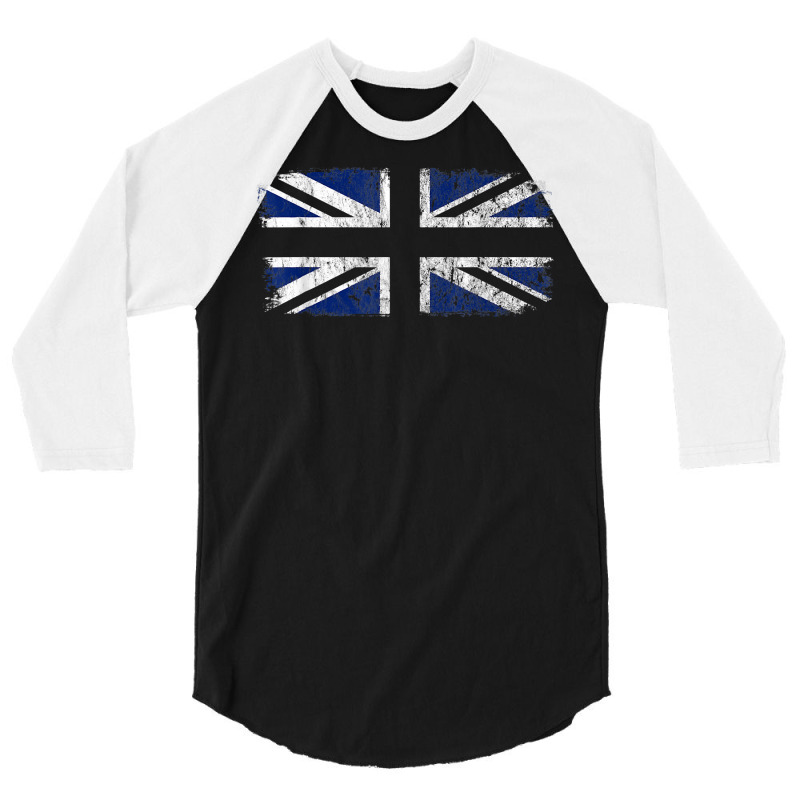 British Flag, Great Britain, United Kingdom Flag, Union Jack T Shirt 3/4 Sleeve Shirt | Artistshot