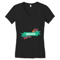 Greggs - Funny Sausage Roll Women's V-neck T-shirt | Artistshot