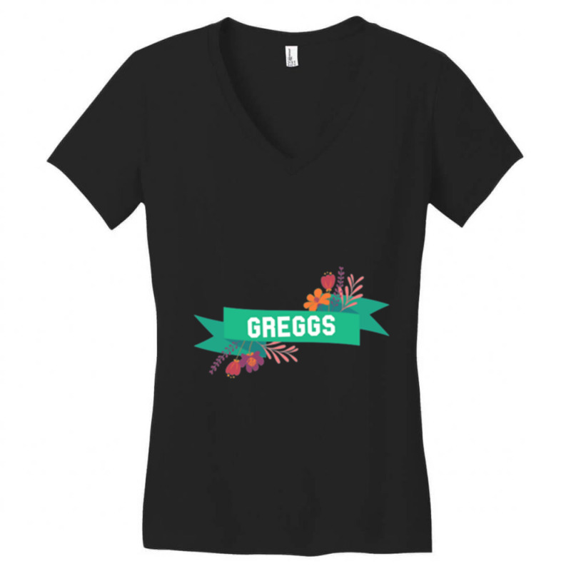 Greggs - Funny Sausage Roll Women's V-Neck T-Shirt by cm-arts | Artistshot