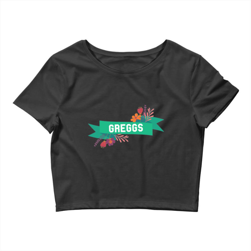 Greggs - Funny Sausage Roll Crop Top by cm-arts | Artistshot