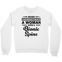 Funny Bionic Spine Surgery Recovery Gift Back Spinal Fusion Crewneck Sweatshirt | Artistshot