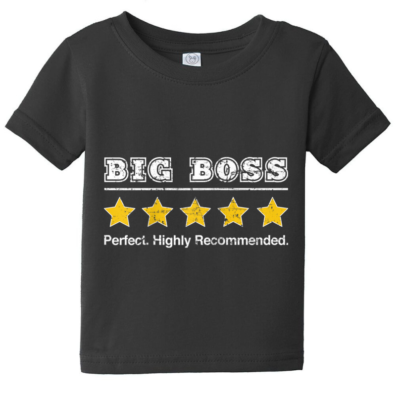 Mens Big Boss 5 Star Review. Perfect Funny Gift For Dad Big Boss Ragla Baby Tee | Artistshot