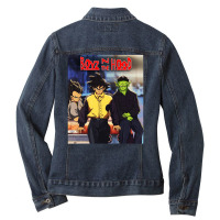 In The Hood Ladies Denim Jacket | Artistshot