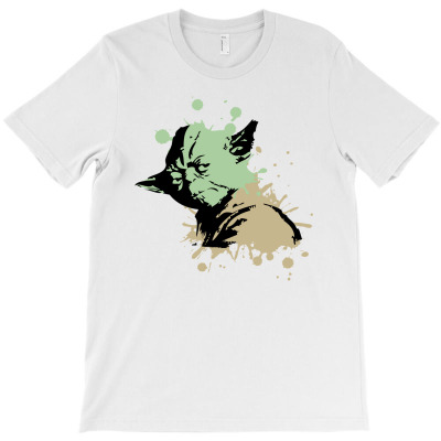 Master Yoda Illustration Art Design T-shirt Designed By Siti