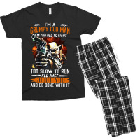 I Am A Grumpy Old Man Men's T-shirt Pajama Set | Artistshot