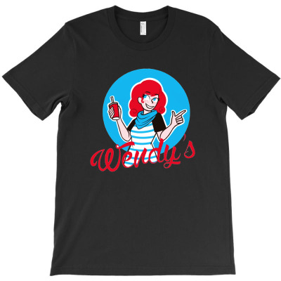 Wendys Fast Food Logo T-shirt Designed By Siti