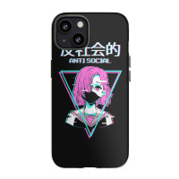 Antisocial Vaporwave Anime Girl Japanese Indie Alt Aesthetic Iphone 13 Case | Artistshot