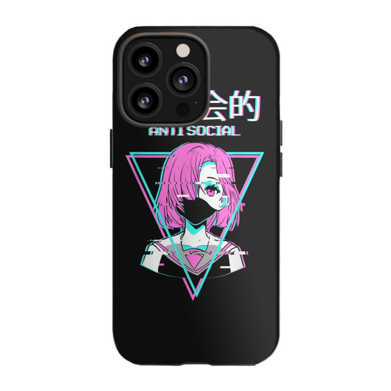 Antisocial Vaporwave Anime Girl Japanese Indie Alt Aesthetic Iphone 13 Pro Case | Artistshot