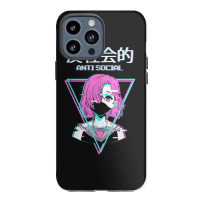 Antisocial Vaporwave Anime Girl Japanese Indie Alt Aesthetic Iphone 13 Pro Max Case | Artistshot