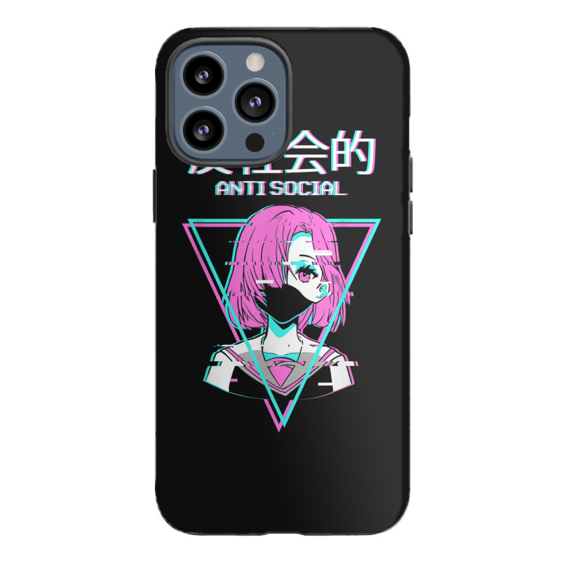 Antisocial Vaporwave Anime Girl Japanese Indie Alt Aesthetic Iphone 13 Pro Max Case | Artistshot