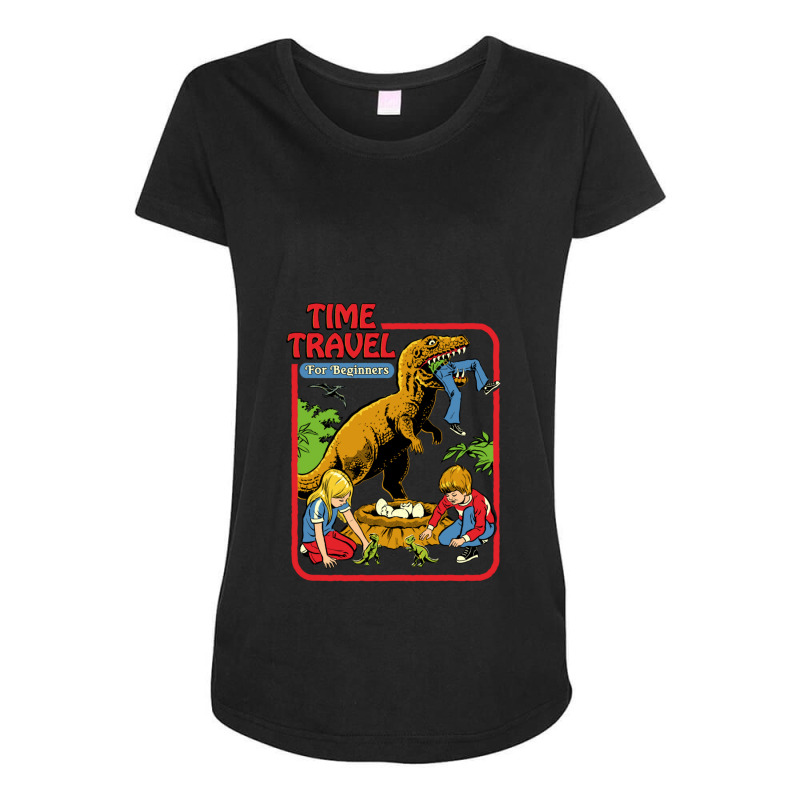 Time Travel For Beginners Maternity Scoop Neck T-shirt by HectorMarroquin | Artistshot