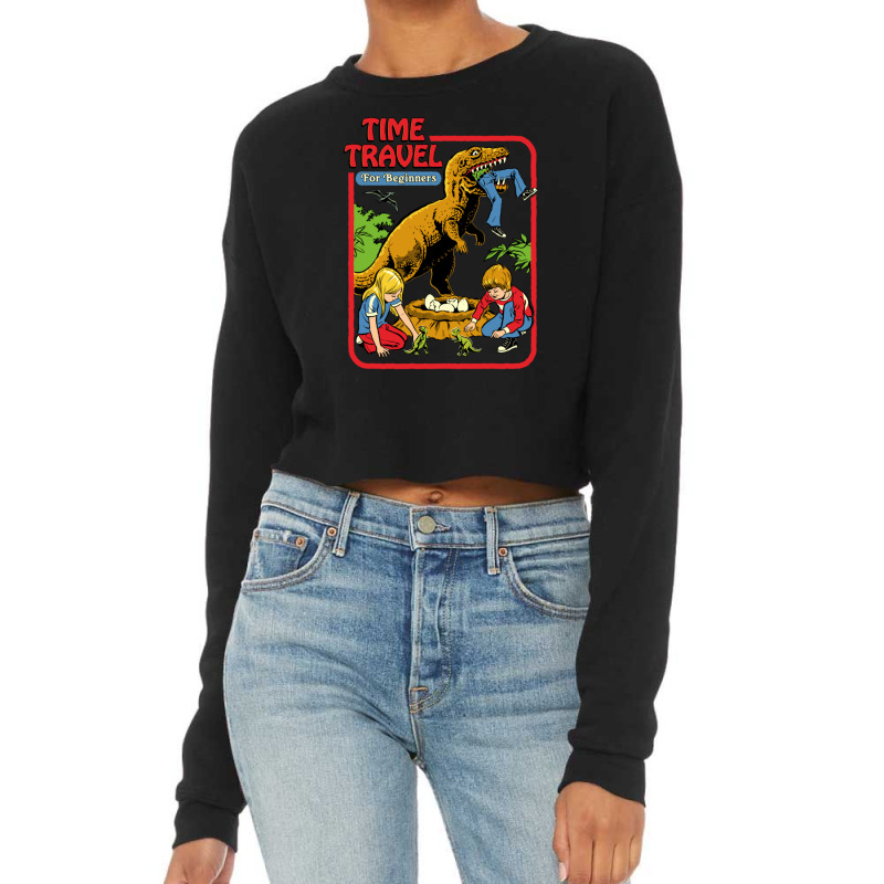 Time Travel For Beginners Cropped Sweater by HectorMarroquin | Artistshot