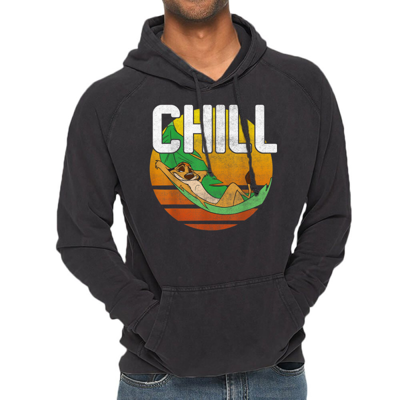 Funny Lion And King Timon Chill Leaf Hammock Vintage Vintage Hoodie by CrawfordMoes | Artistshot