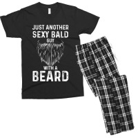 Just Another Sexy Bald Guy With A Beard Men's T-shirt Pajama Set | Artistshot