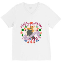 Mom And Child  T Shirts Fitted V-neck Tee | Artistshot