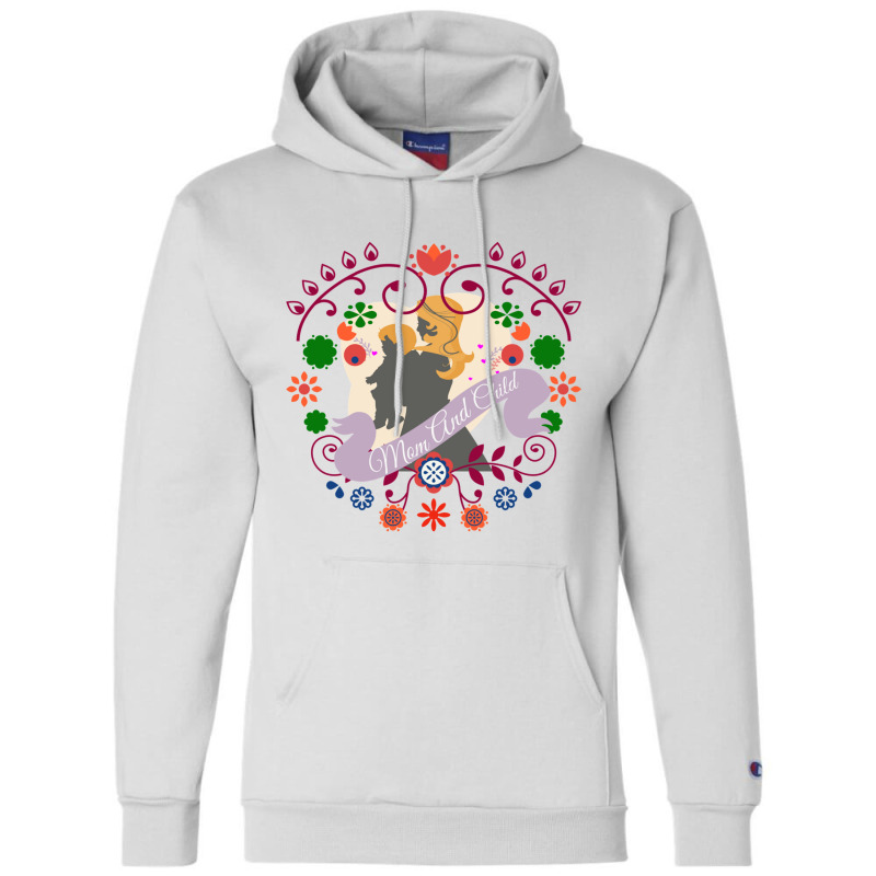 Mom And Child  T Shirts Fitted Champion Hoodie by MOSESWOODS | Artistshot