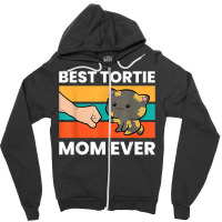 Tortoiseshell Cat Mom Best Tortie Mom Ever Zipper Hoodie | Artistshot