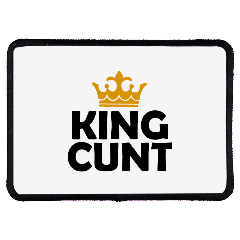 King Cunt Rectangle Patch | Artistshot