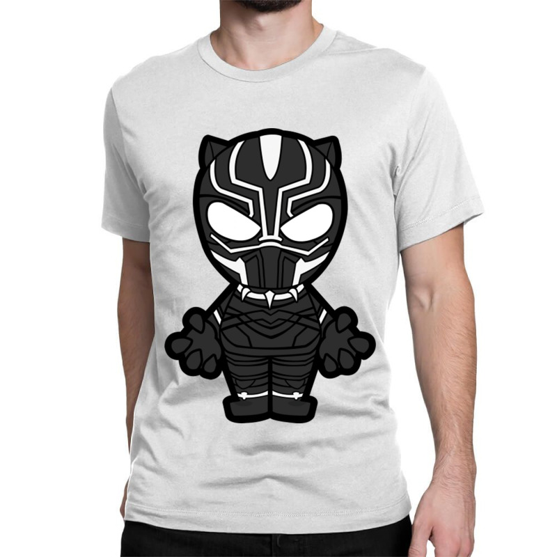 Black Panther Chibi Classic T-shirt by cm-arts | Artistshot