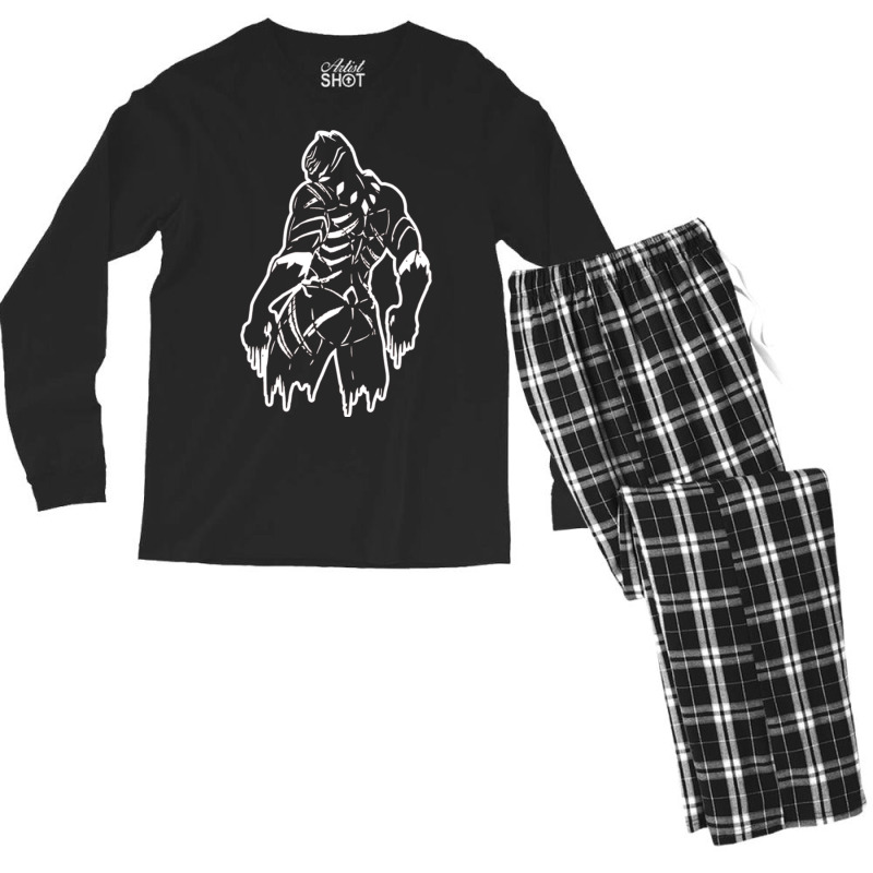 Black Panther Dark Men's Long Sleeve Pajama Set by cm-arts | Artistshot