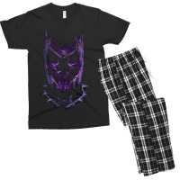 Black Panther Neon Style Men's T-shirt Pajama Set | Artistshot