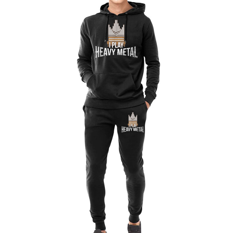 I Play Heavy Metal Church Organist Pipe Organ Player Hoodie & Jogger set by LilyWillis | Artistshot