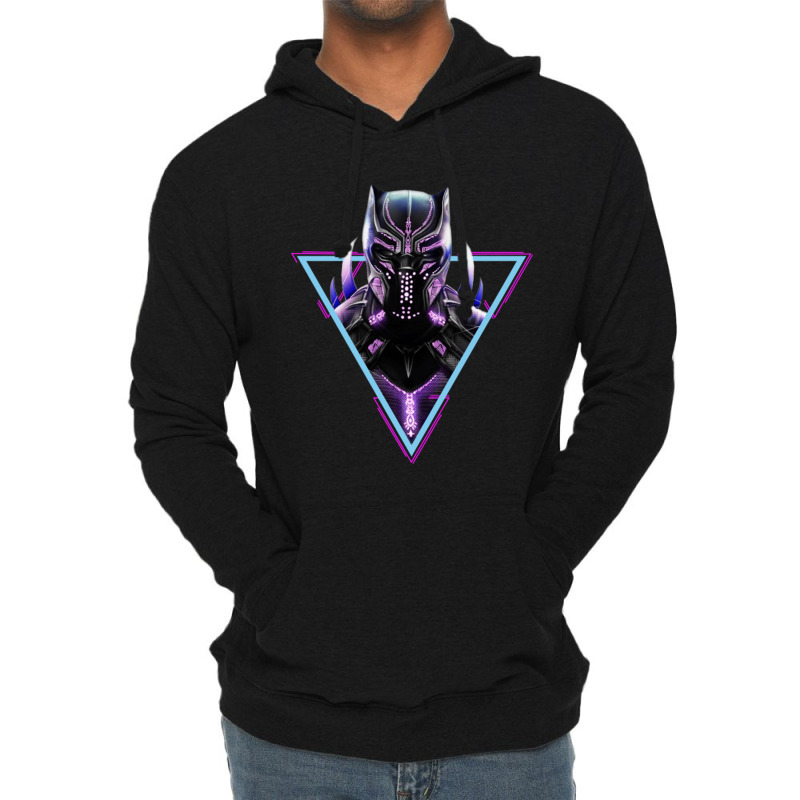 Black Panther Retro Lightweight Hoodie by cm-arts | Artistshot