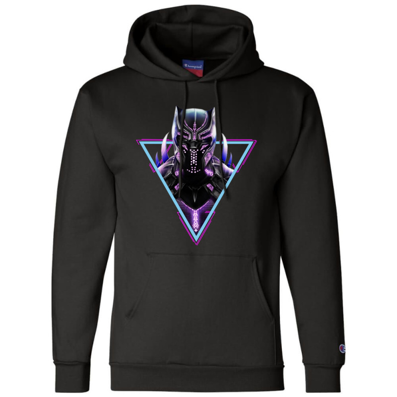 Black Panther Retro Champion Hoodie by cm-arts | Artistshot