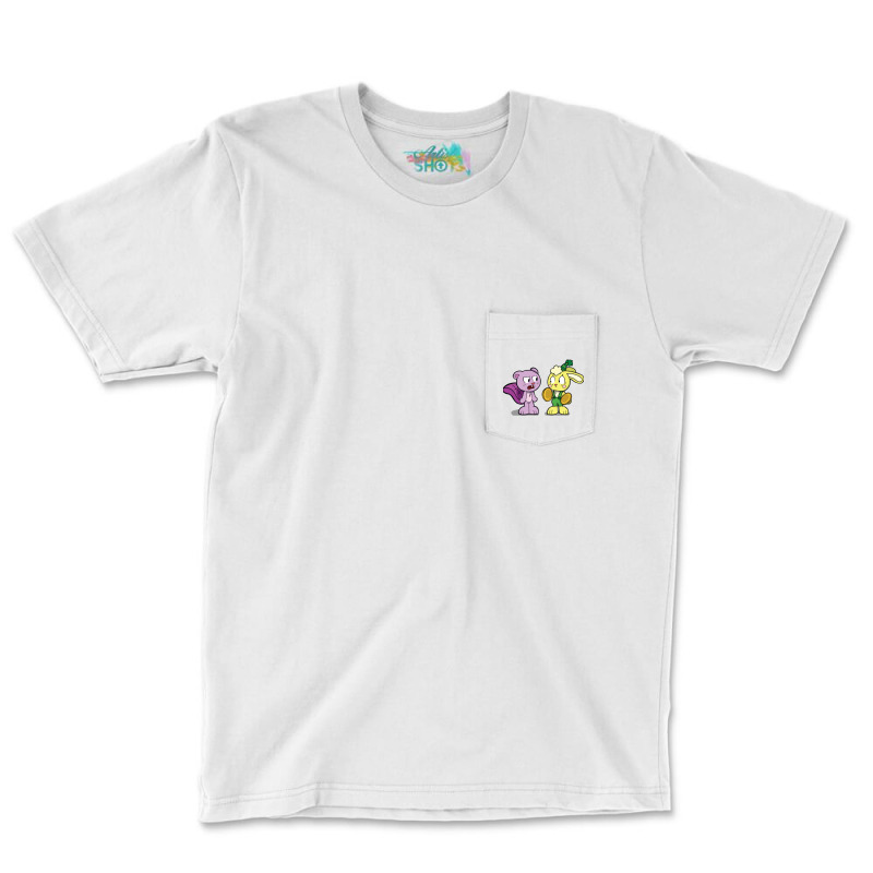 Poppy Playtime Chapter 2 Candy Cat And Bunzo Banny Pocket T-shirt | Artistshot