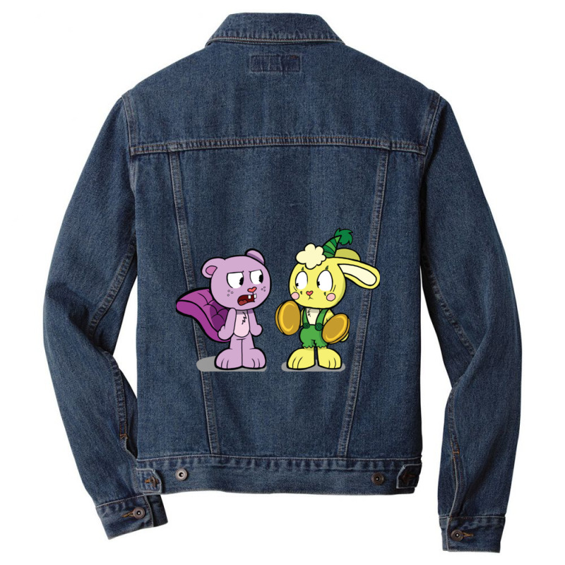 Poppy Playtime Chapter 2 Candy Cat And Bunzo Banny Men Denim Jacket | Artistshot