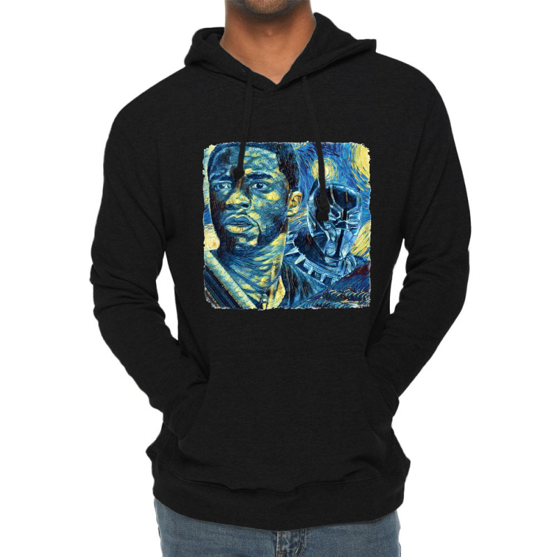 Black Panther Van Gogh Lightweight Hoodie by cm-arts | Artistshot