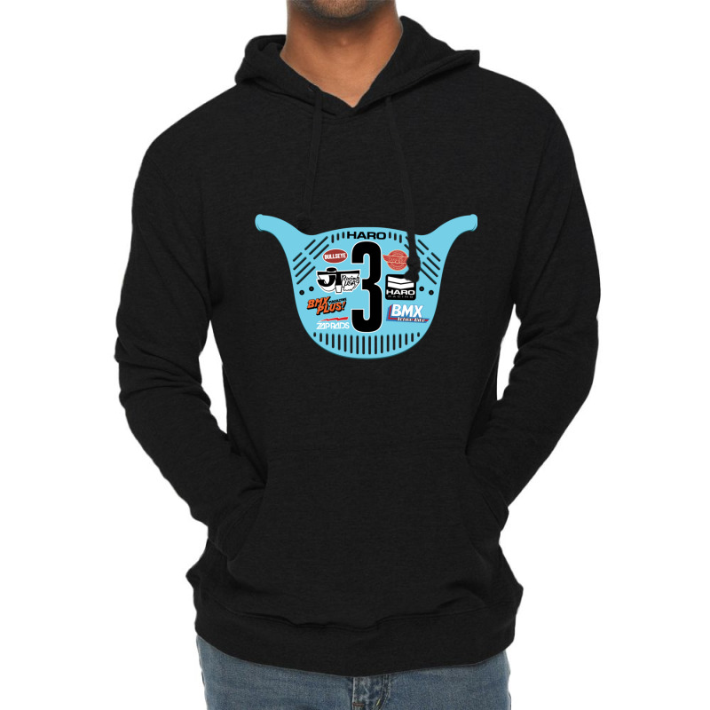 Bicycle Motocross Racing Number Plate Old School Bmx Classic Lightweight Hoodie by josephzindel | Artistshot