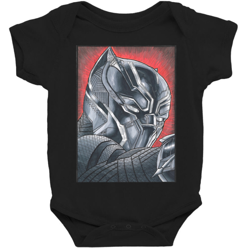 Black Panther Wakandan King Baby Bodysuit by cm-arts | Artistshot