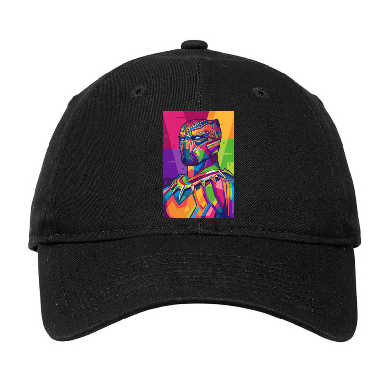 Black Panther Wpap Style Adjustable Cap by cm-arts | Artistshot