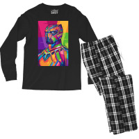 Black Panther Wpap Style Men's Long Sleeve Pajama Set | Artistshot