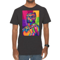 Black Panther Wpap Style Vintage T-shirt | Artistshot