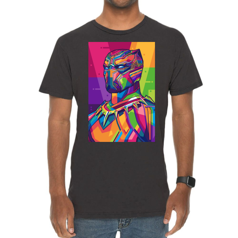 Black Panther Wpap Style Vintage T-Shirt by cm-arts | Artistshot