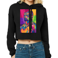 Black Panther Wpap Style Cropped Hoodie | Artistshot