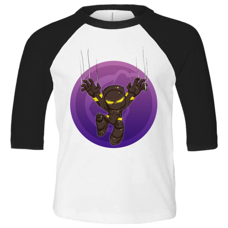 Chibi Panther Toddler 3/4 Sleeve Tee by cm-arts | Artistshot