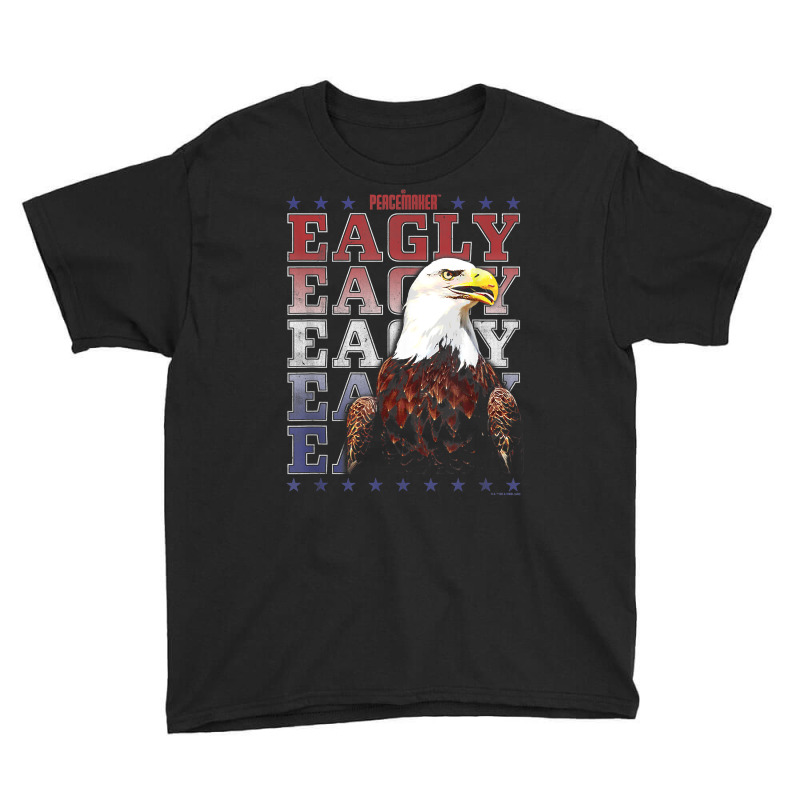 Peacemaker Eagly Text Stack T Shirt Youth Tee | Artistshot