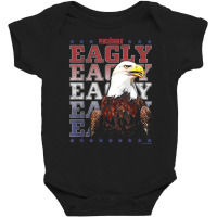 Peacemaker Eagly Text Stack T Shirt Baby Bodysuit | Artistshot