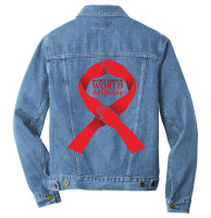 Aids World Day (care) Men Denim Jacket | Artistshot
