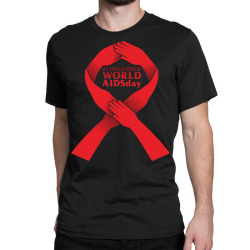 AIDS World Day (Care) Classic T-shirt | Artistshot