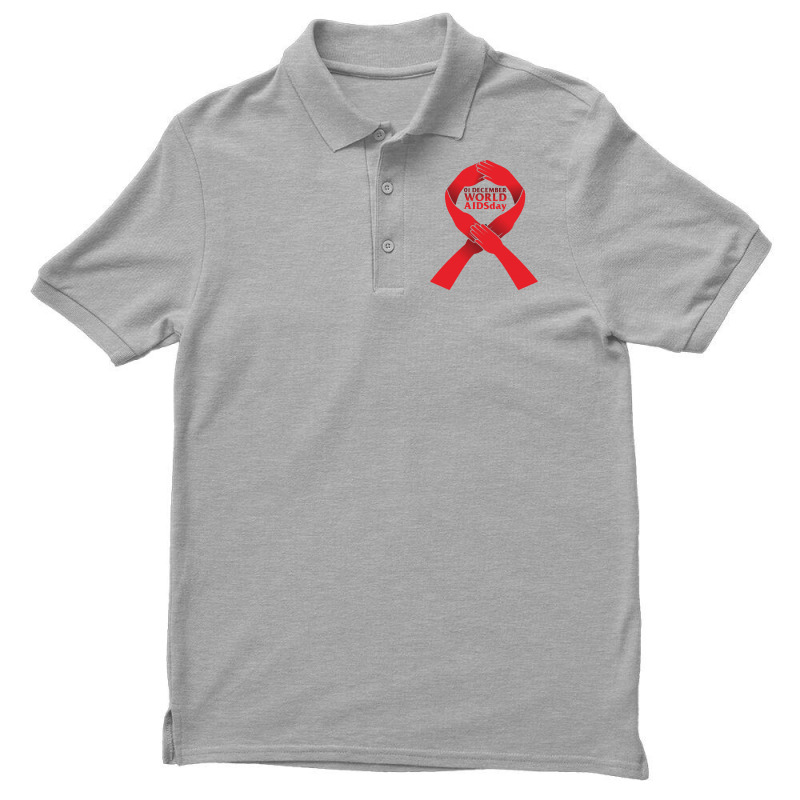 Aids World Day (care) Men's Polo Shirt | Artistshot
