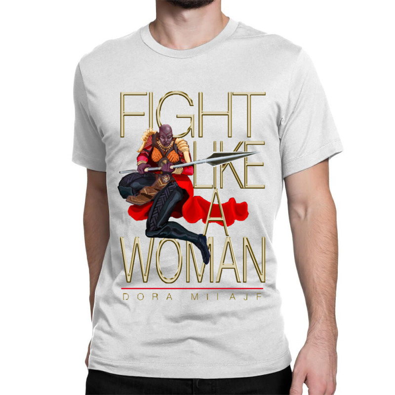 Fight Like A Woman Classic T-shirt by cm-arts | Artistshot