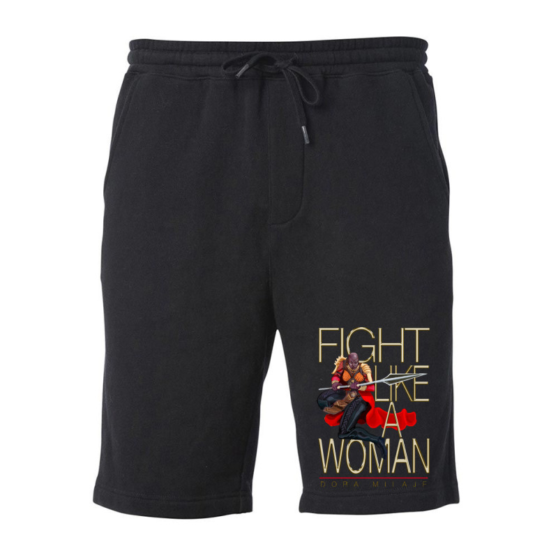 Fight Like A Woman Fleece Short by cm-arts | Artistshot