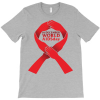 Aids World Day (care) T-shirt | Artistshot