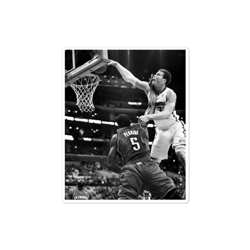 Blake Griffin Over Kendrick Perkins Sticker | Artistshot