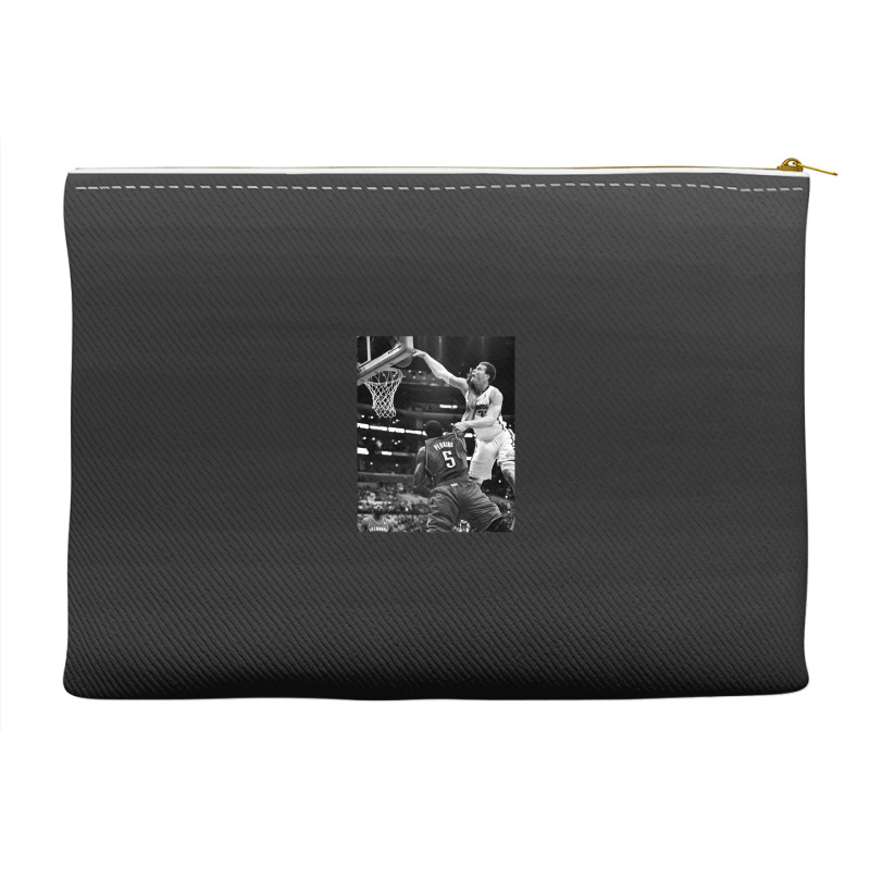 Blake Griffin Over Kendrick Perkins Accessory Pouches | Artistshot