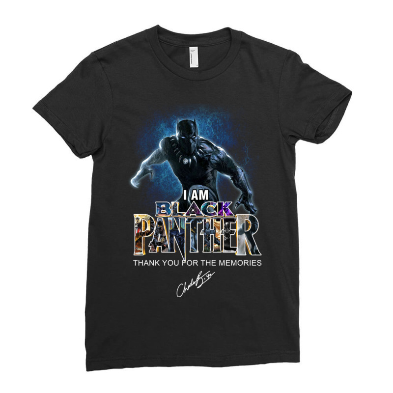 I Am Black Panther Ladies Fitted T-Shirt by cm-arts | Artistshot